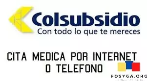 colsubsidio citas medicas colombia