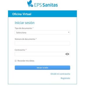 solicitar una autorización médica por Internet en EPS Sanitas