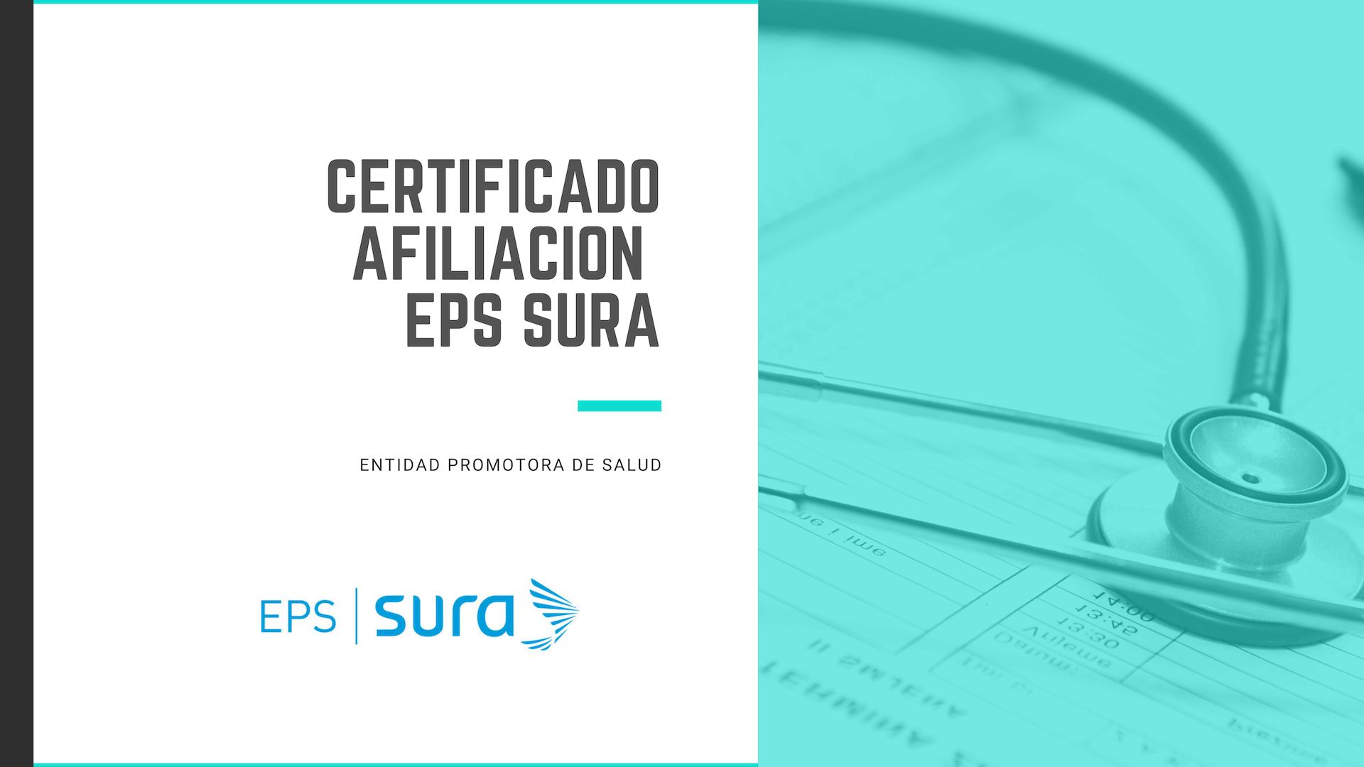 EPS SURA | Solicitar cita médica y Certificado de afiliación