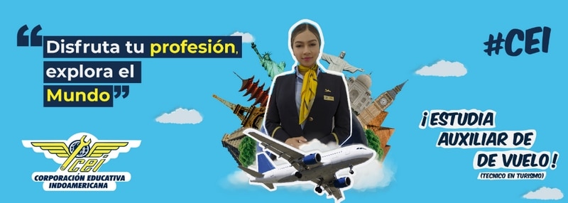 CEI Auxiliar de vuelo y técnico en turismo