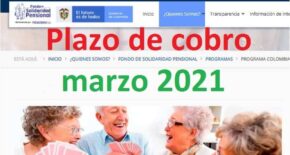 Programa colombia mayor cobro marzo 2021