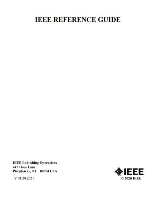 guía de referencia IEEE