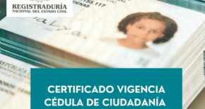 certificado de vigencia de cédula de ciudadanía