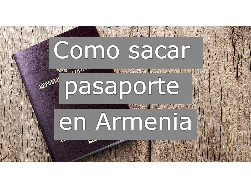 Cita para pasaporte Armenia
