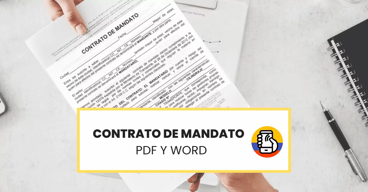 Contrato de Mandato – Descargar PDF y Word