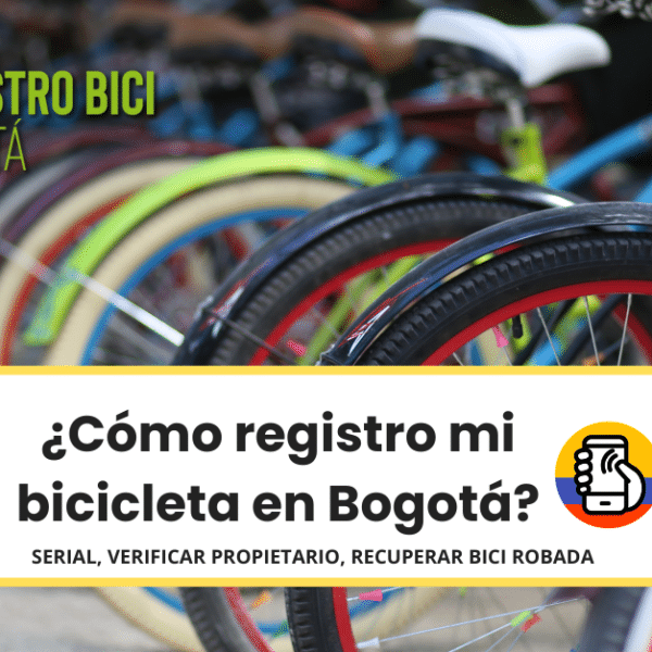 ¿Cómo registro mi bicicleta en Bogotá?