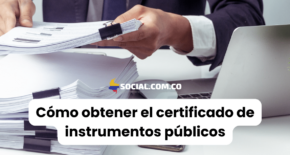 Certificado de Instrumentos públicos